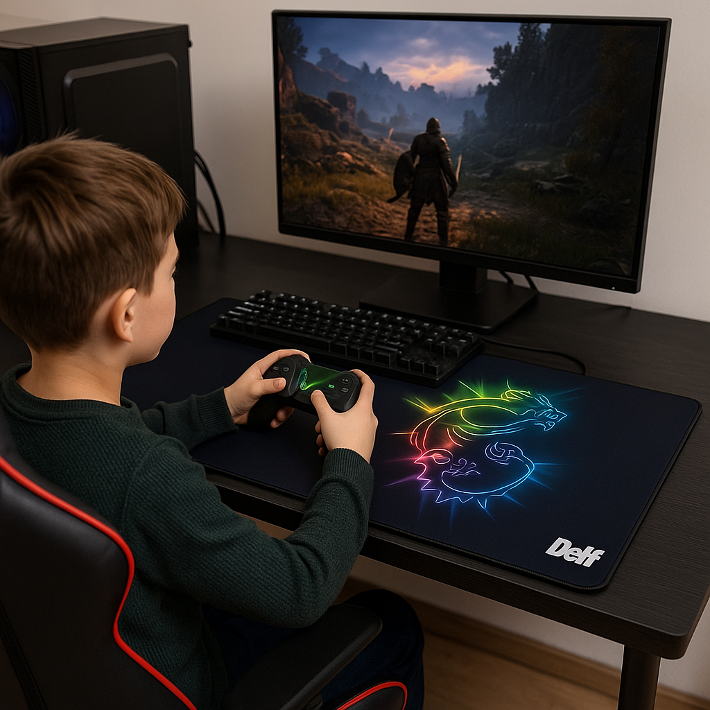 Mousepad Gamer XL Mapa Mundial 35